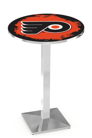 Philadelphia Flyers Pub Table W-orange Background