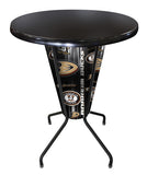 Lighted Anaheim Ducks Pub Table