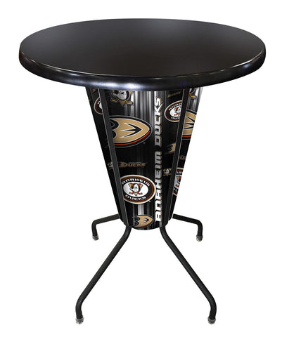 Lighted Anaheim Ducks Pub Table