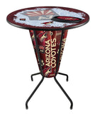 Lighted Arizona Coyotes Pub Table