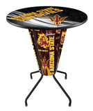 Lighted Arizona State Pub Table With Pitchfork Logo