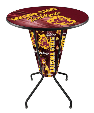 Lighted Arizona State Pub Table With Sparky Logo
