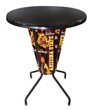 Lighted Arizona State Pub Table With Pitchfork Logo