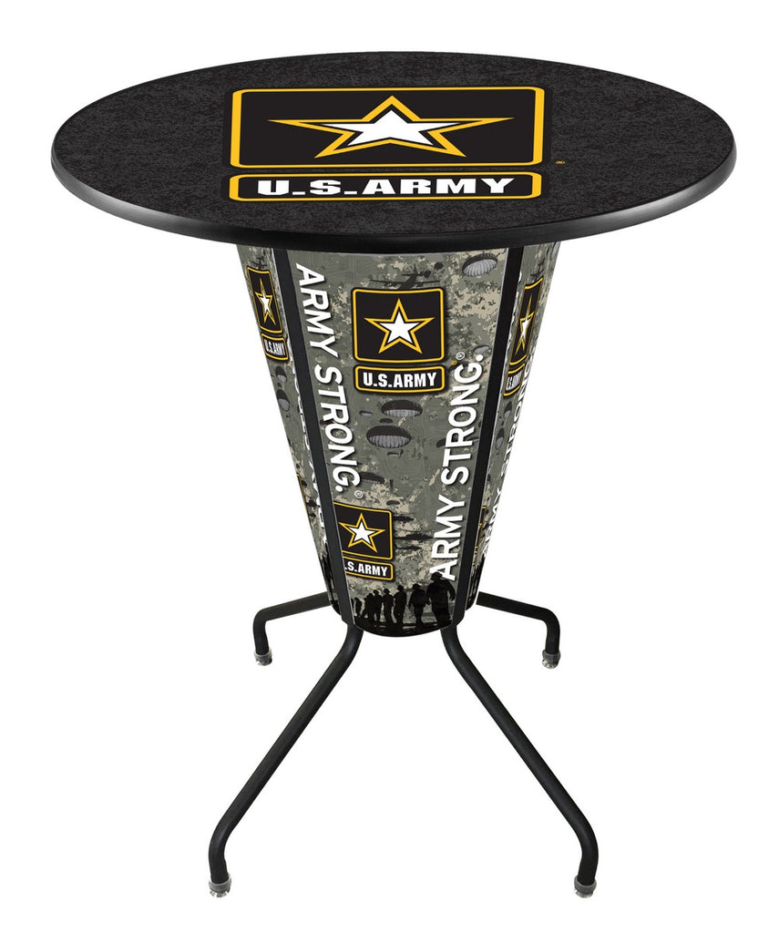 Lighted Army Pub Table