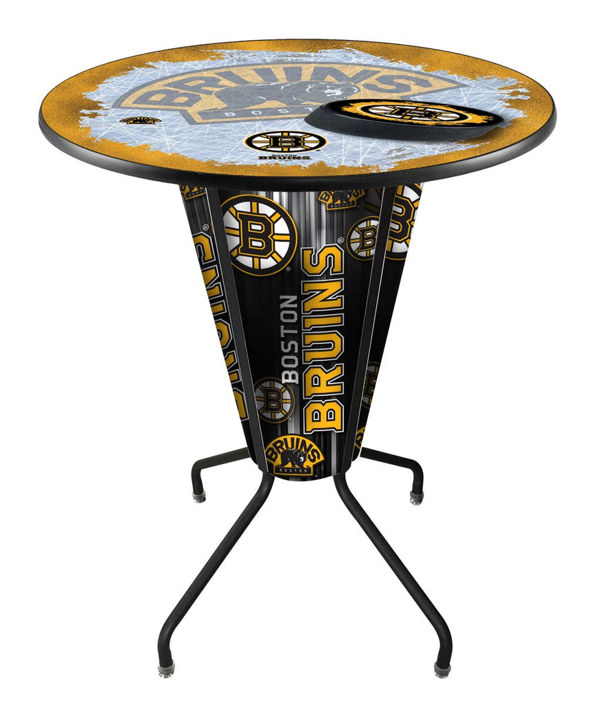 Lighted Boston Bruins Pub Table