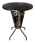 Lighted Boston Bruins Pub Table