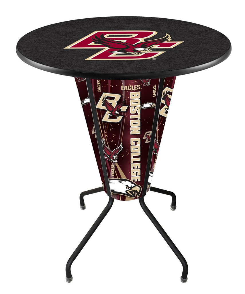 Lighted Boston College Pub Table