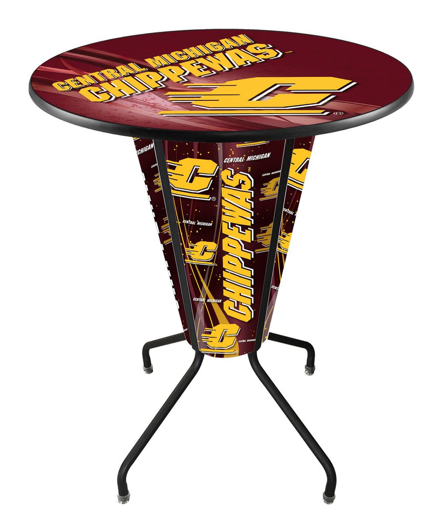 Lighted Central Michigan Pub Table