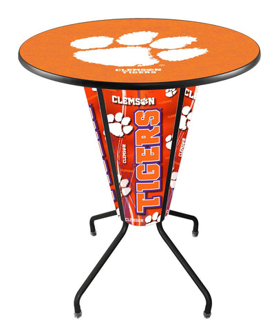 Lighted Clemson Pub Table