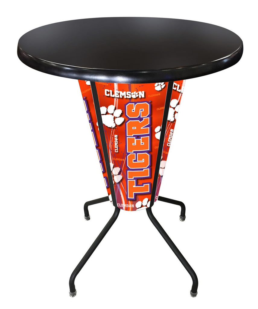 Lighted Clemson Pub Table