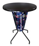 Lighted Columbus Blue Jackets Pub Table