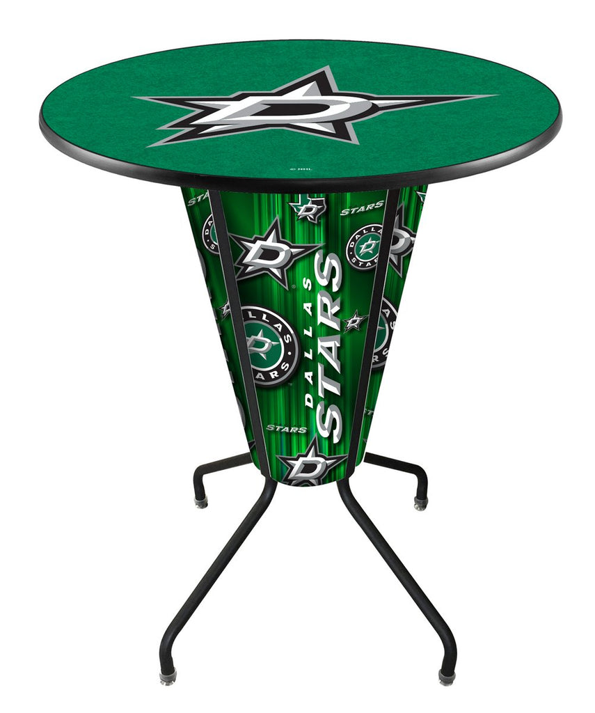 Lighted Dallas Stars Pub Table
