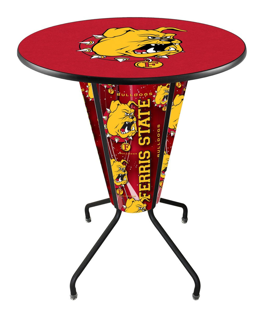 Lighted Ferris State Pub Table