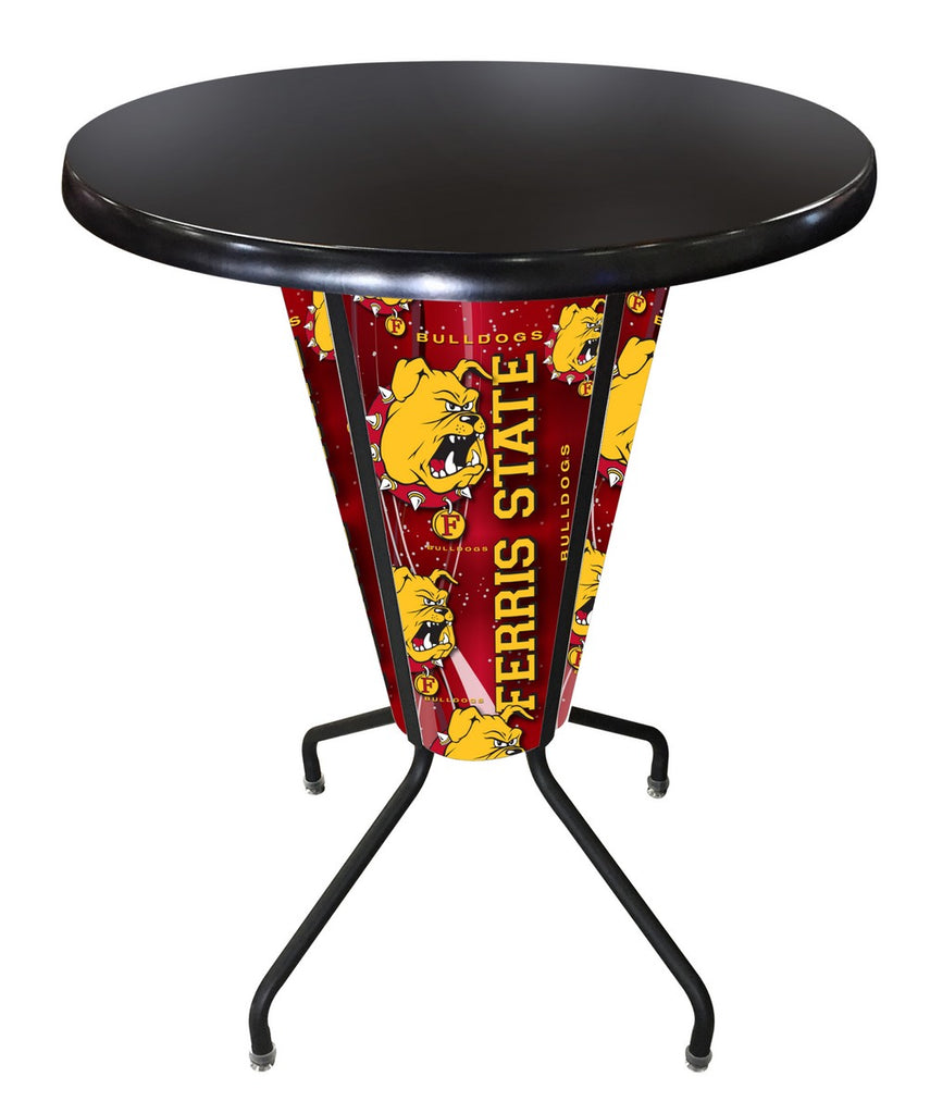 Lighted Ferris State Pub Table