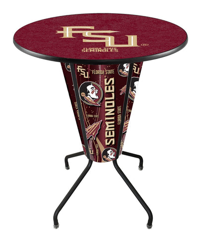 Lighted Florida State (script) Pub Table