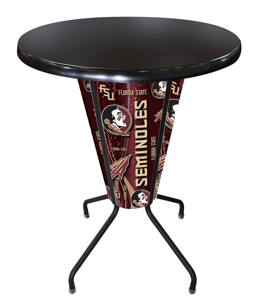 Lighted Florida State (head) Pub Table