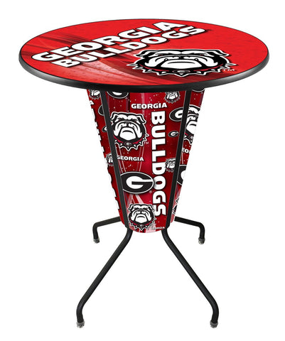 Lighted Georgia "bulldog" Pub Table