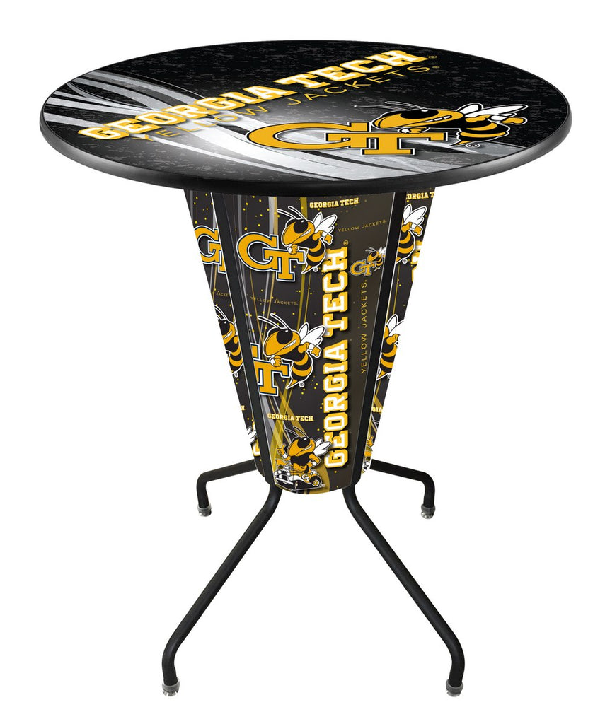 Lighted Georgia Tech Pub Table