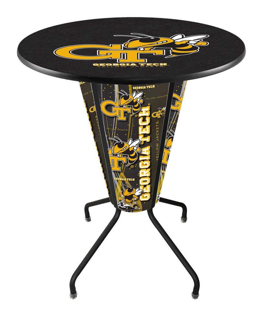 Lighted Georgia Tech Pub Table