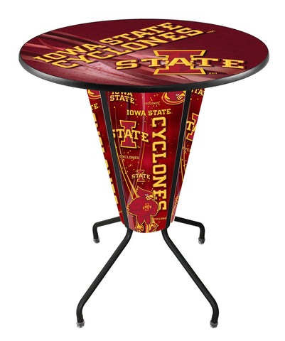 Lighted Iowa State Pub Table