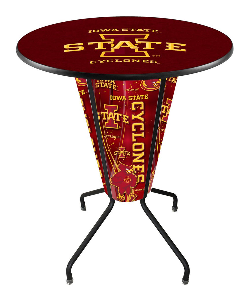 Lighted Iowa State Pub Table