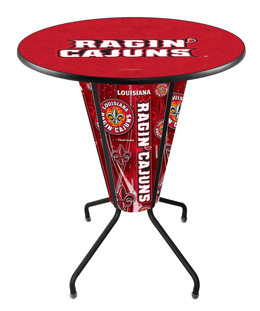 Lighted Louisiana-lafayette Pub Table