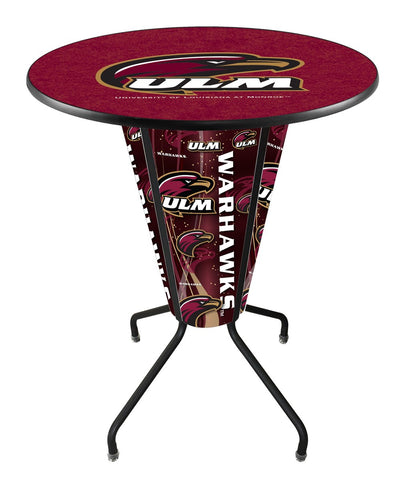 Lighted Louisiana-monroe Pub Table