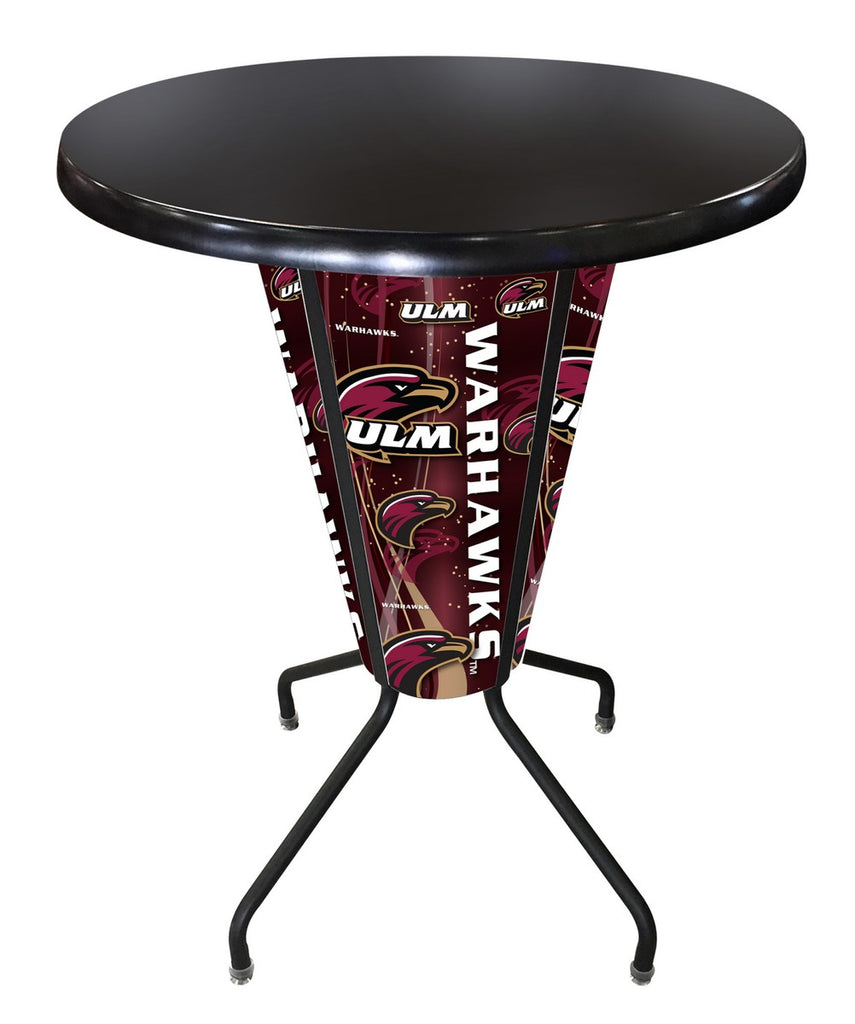 Lighted Louisiana-monroe Pub Table