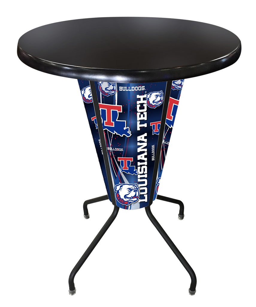 Lighted Louisiana Tech Pub Table
