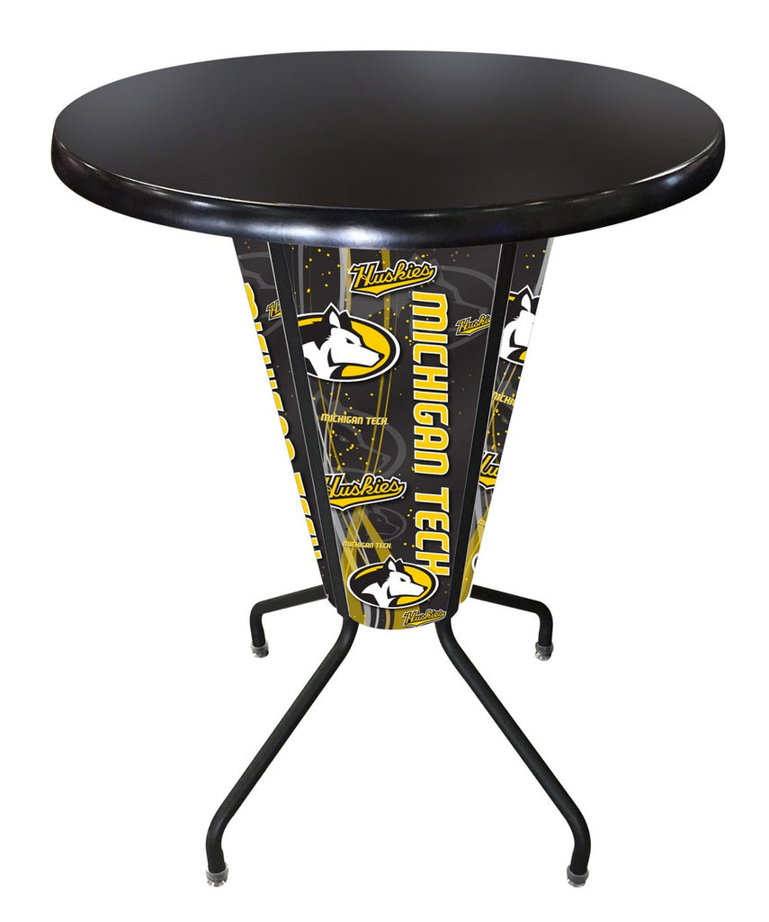 Lighted Michigan Tech Pub Table