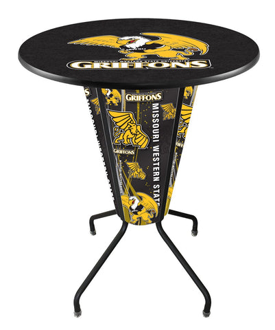 Lighted Missouri Western State Pub Table