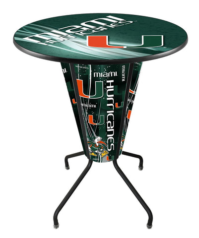 Lighted Miami (fl) Pub Table