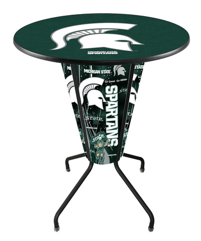 Lighted Michigan State Pub Table