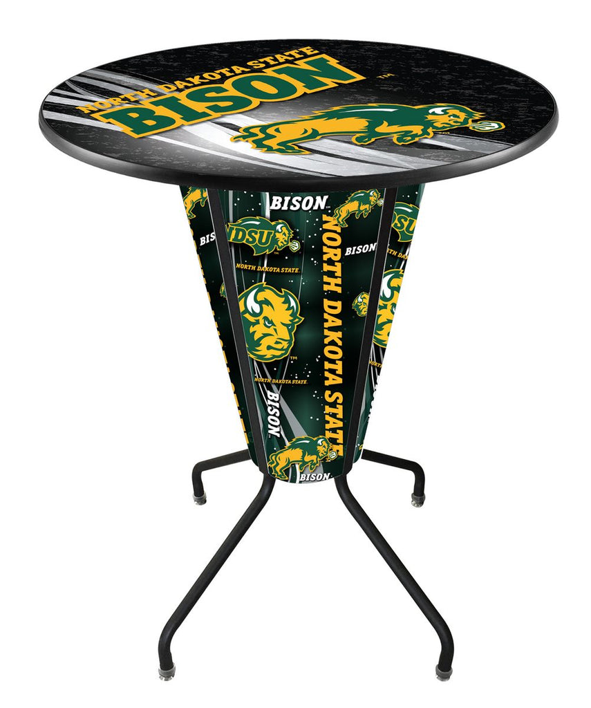 Lighted North Dakota State Pub Table