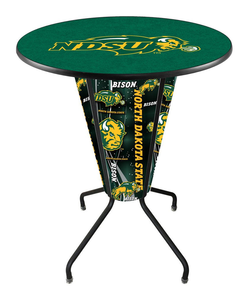 Lighted North Dakota State Pub Table