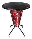 Lighted New Jersey Devils Pub Table