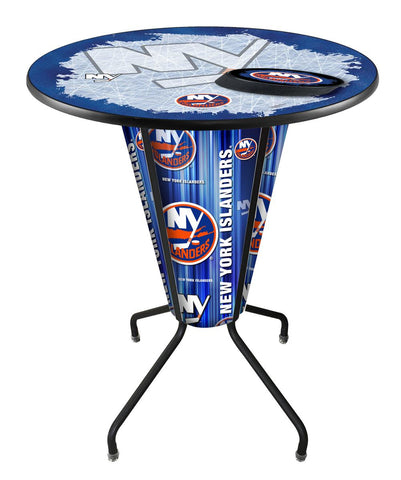 Lighted New York Islanders Pub Table