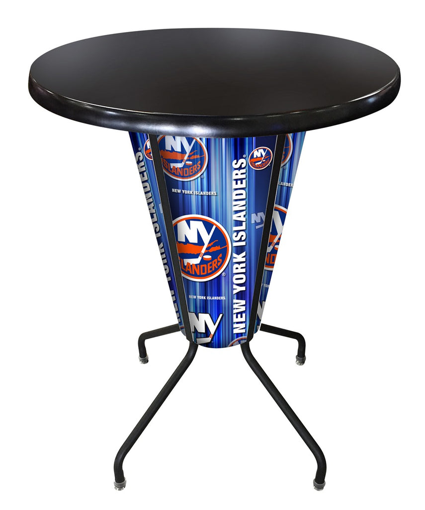 Lighted New York Islanders Pub Table