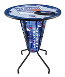 Lighted New York Rangers Pub Table