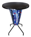 Lighted New York Rangers Pub Table