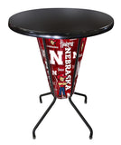 Lighted Nebraska Pub Table