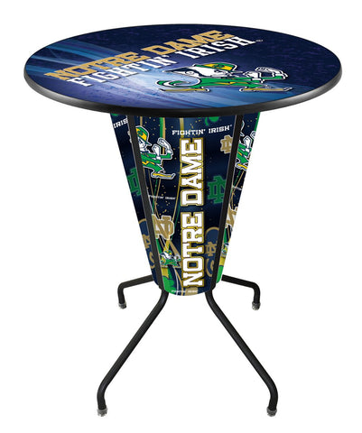 Lighted Notre Dame (leprechaun) Pub Table