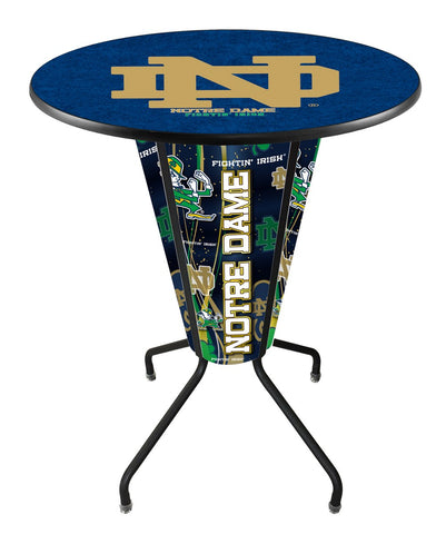 Lighted Notre Dame (nd) Pub Table