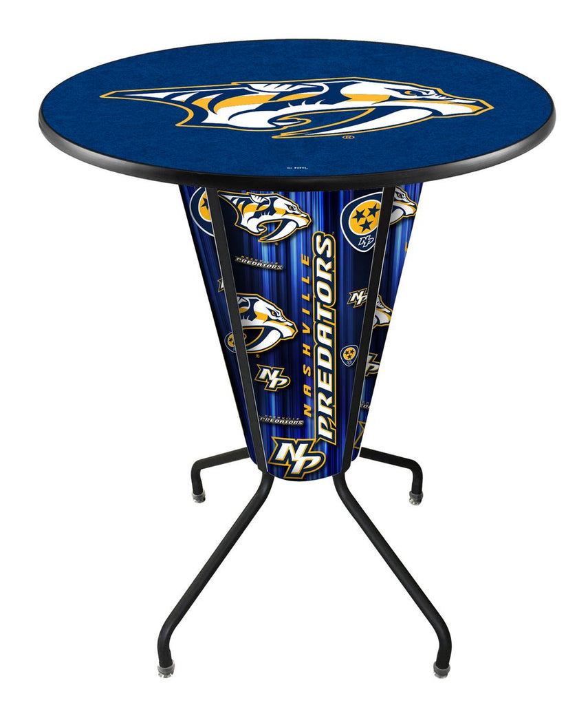 Lighted Nashville Predators Pub Table