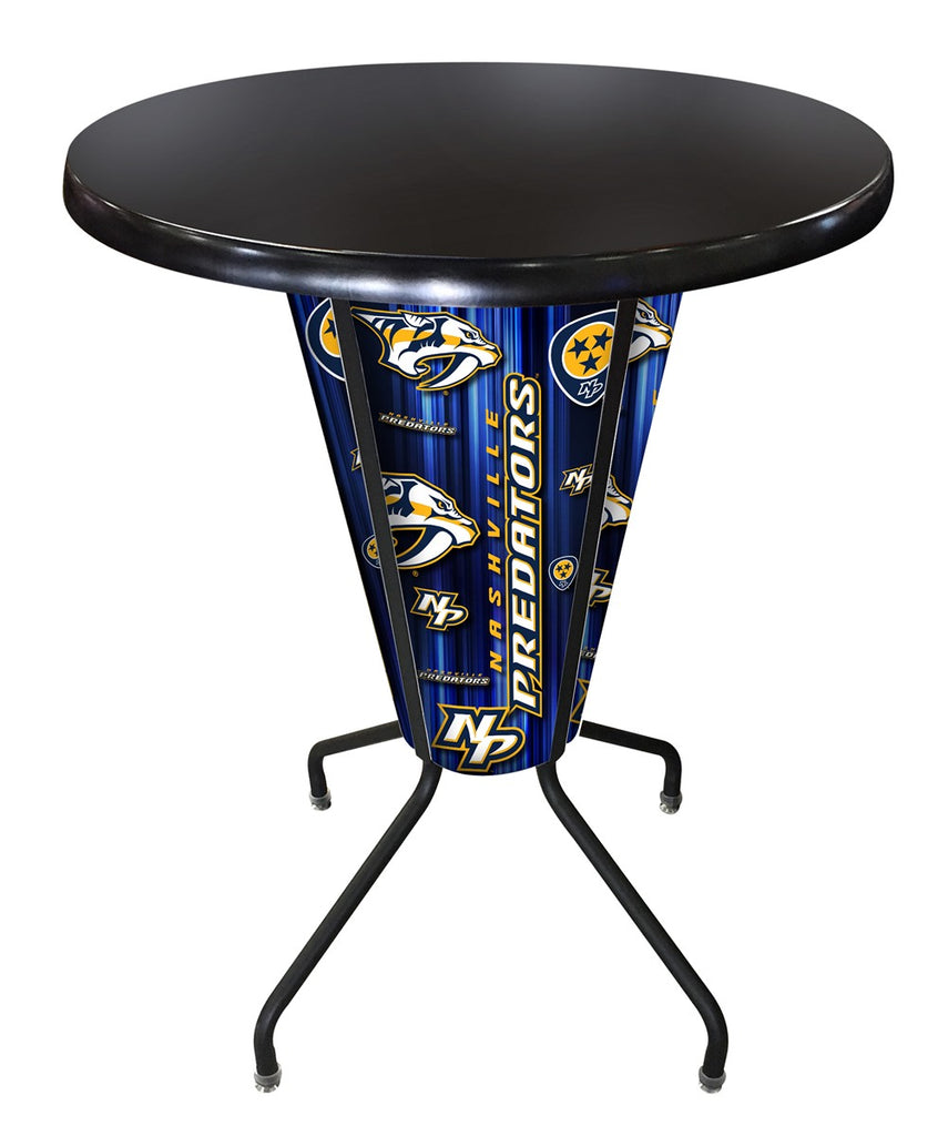 Lighted Nashville Predators Pub Table