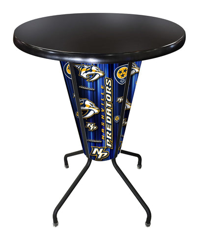 Lighted Nashville Predators Pub Table