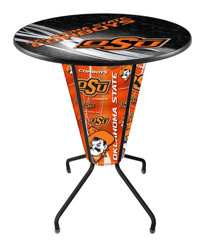 Lighted Oklahoma State Pub Table