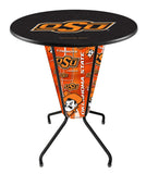 Lighted Oklahoma State Pub Table