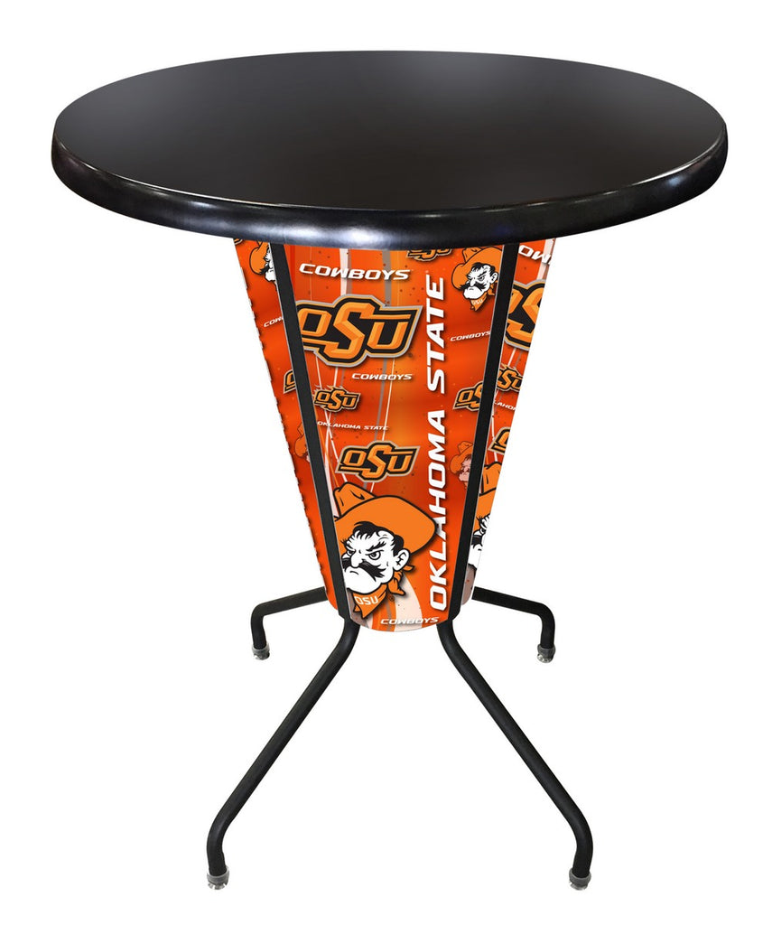 Lighted Oklahoma State Pub Table