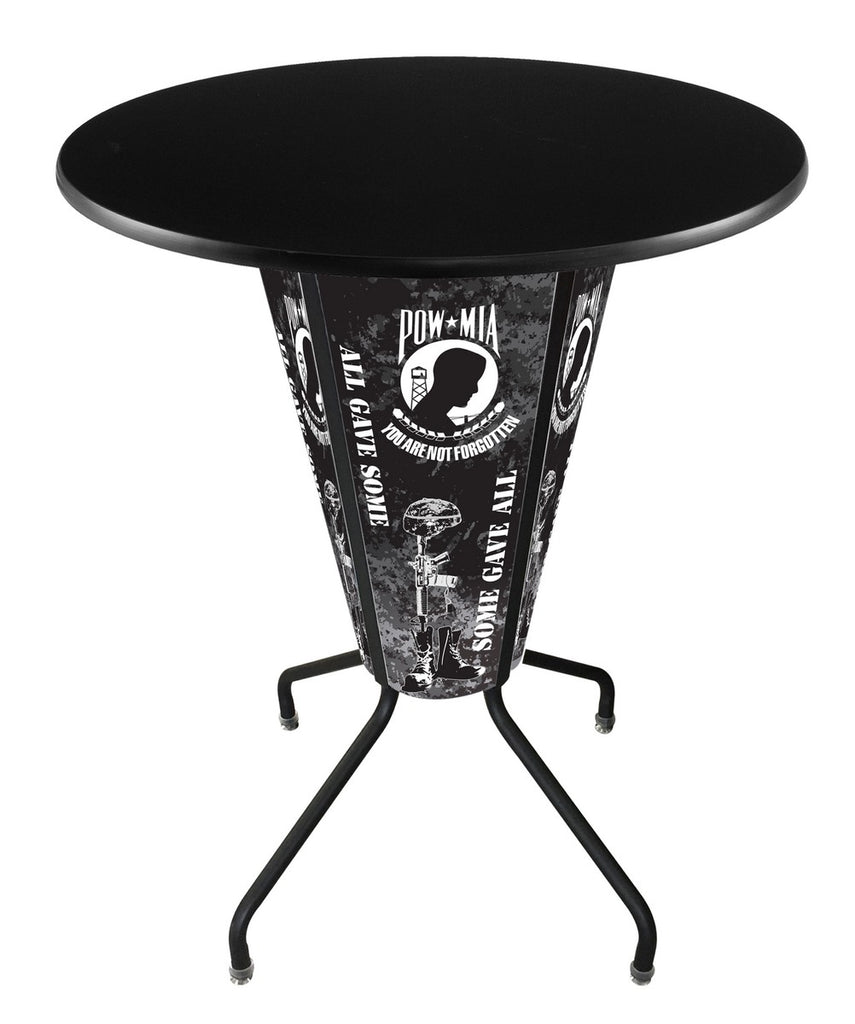 Lighted Pow-mia Pub Table